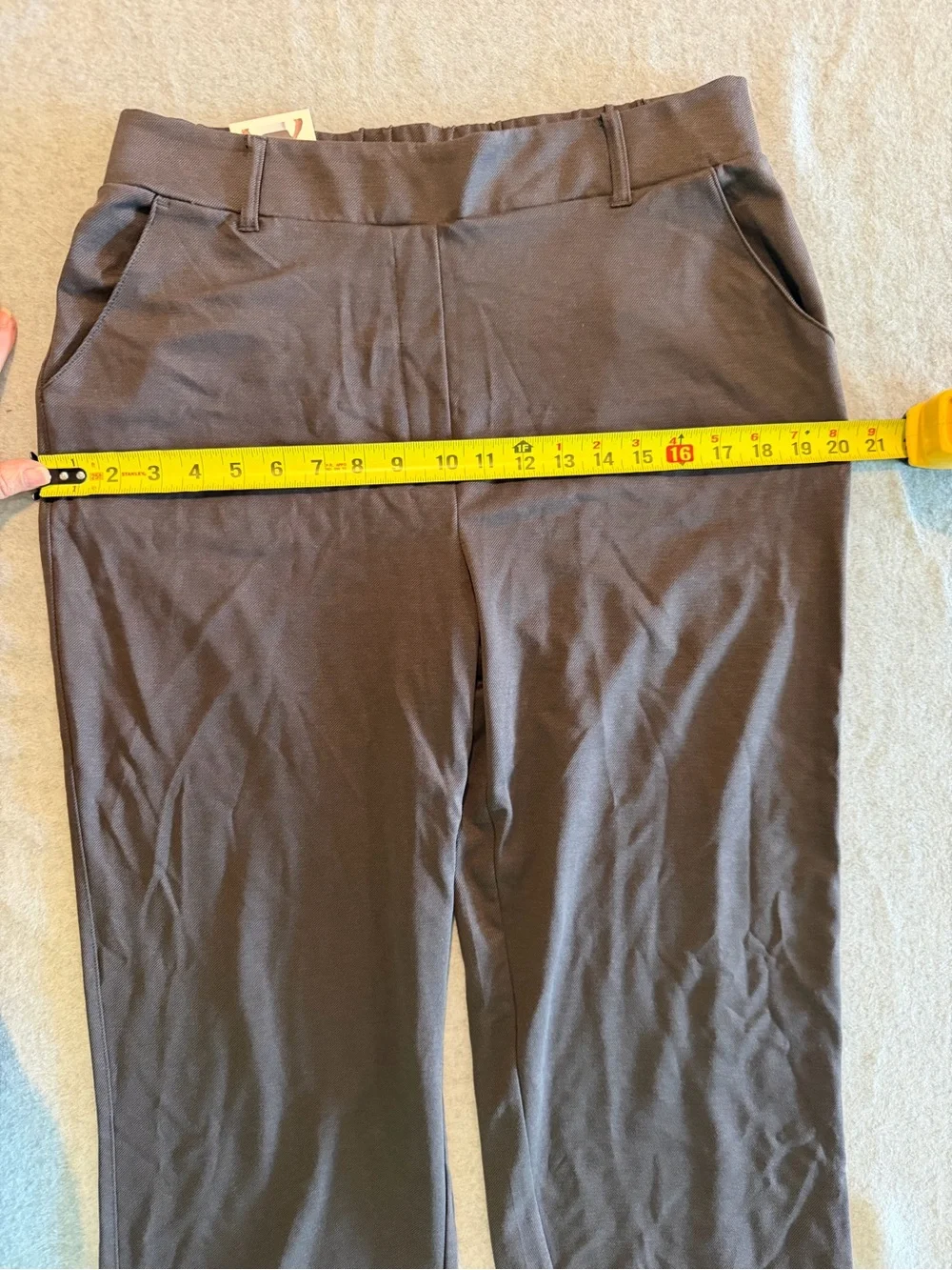 32 Degrees Cool Women's Lightweight Twill Gray Pull-On Pants Size Medium NWT